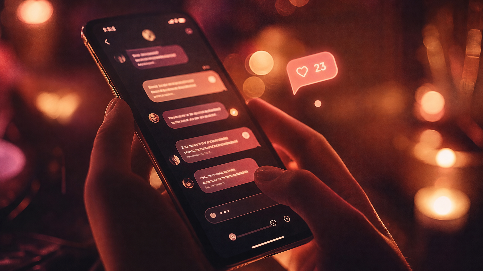Smartphone showing a photo-sharing app as an alternative to adult Telegram channels